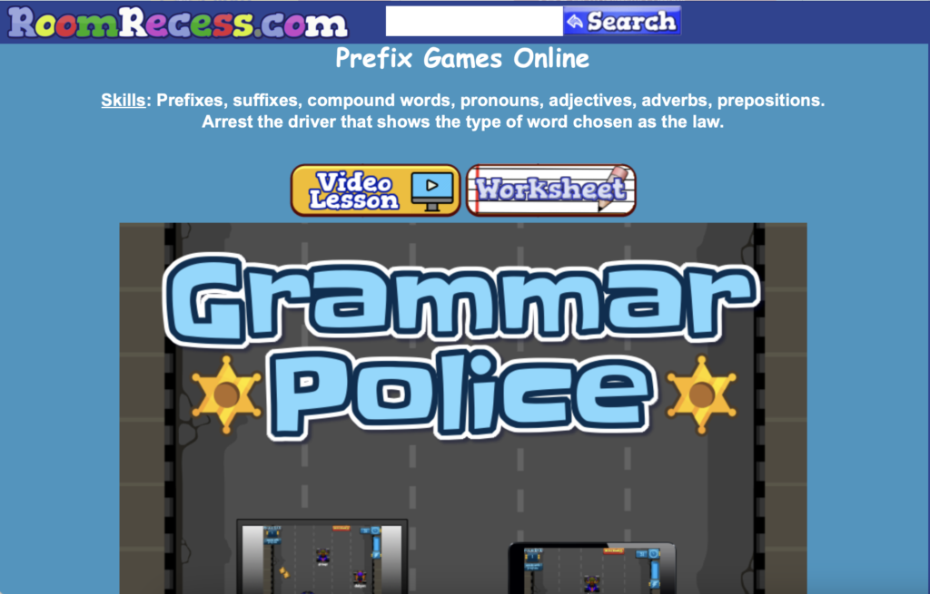 Grammar Police Game